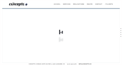 Desktop Screenshot of concepto.ch
